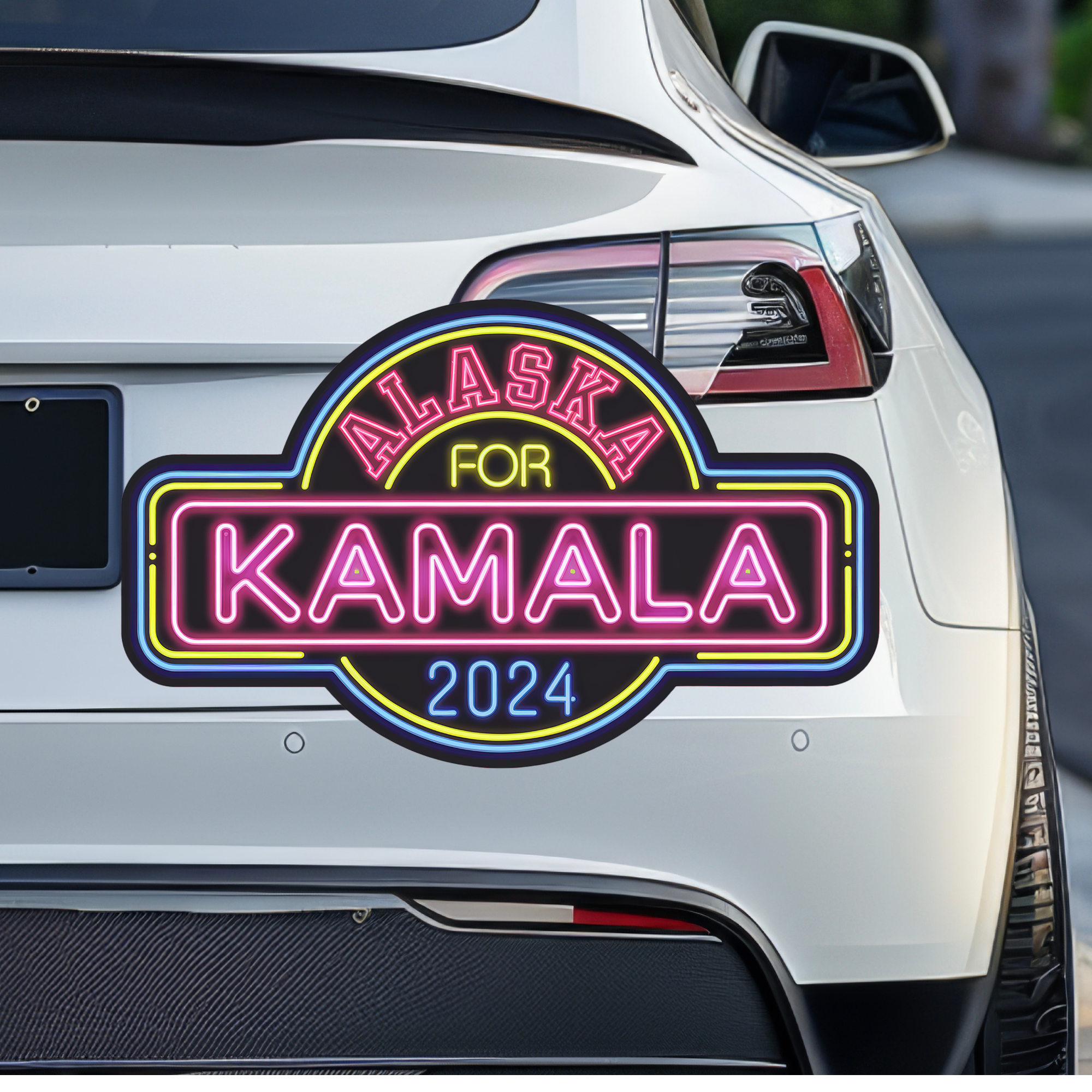 Alaska for Kamala Harris 2024 Presidential Campaign Sticker