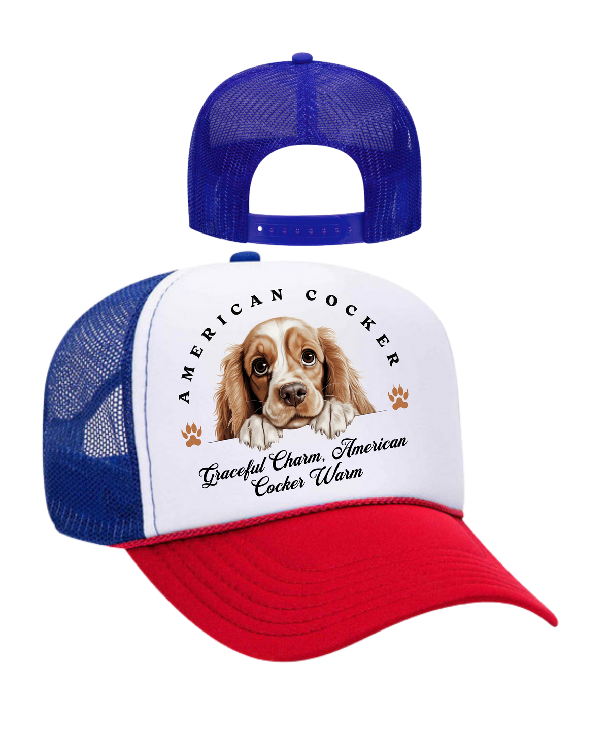 American Cocker Spaniel Unisex Dog Hat - Graceful Charm, American Cocker Warm | Dog Lover Hat, Dog Mom Hat, Dog Dad Hat, Dog Mama Hat, Puppy Love Hat, Funny Dog Hat, Dog Lover Gift, Pet Lover Hat