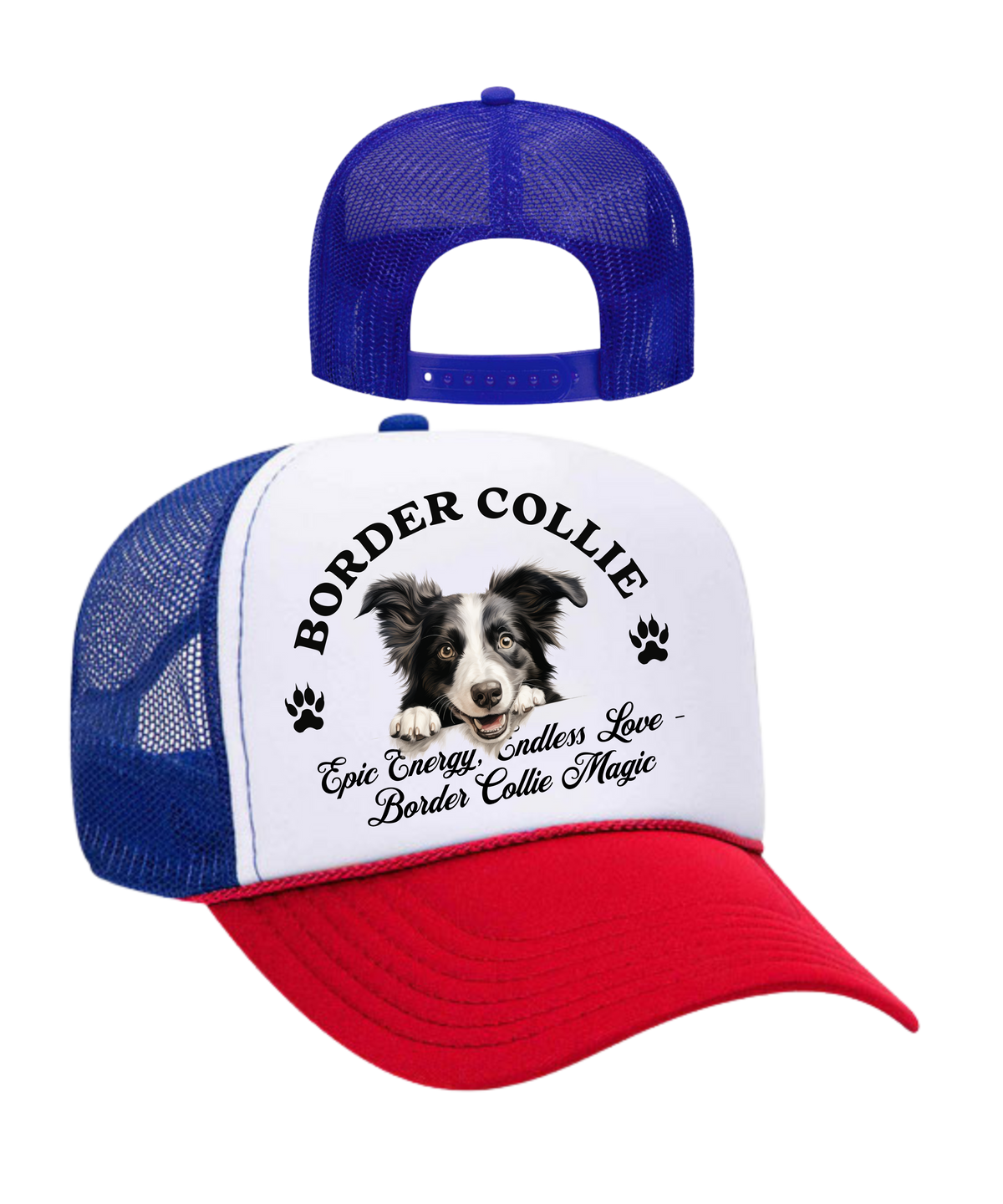 Border Collie Unisex Hat - Dog Lover, Dog Mom, Dog Dad, Pet Lover Gift, Funny Puppy Love Hat