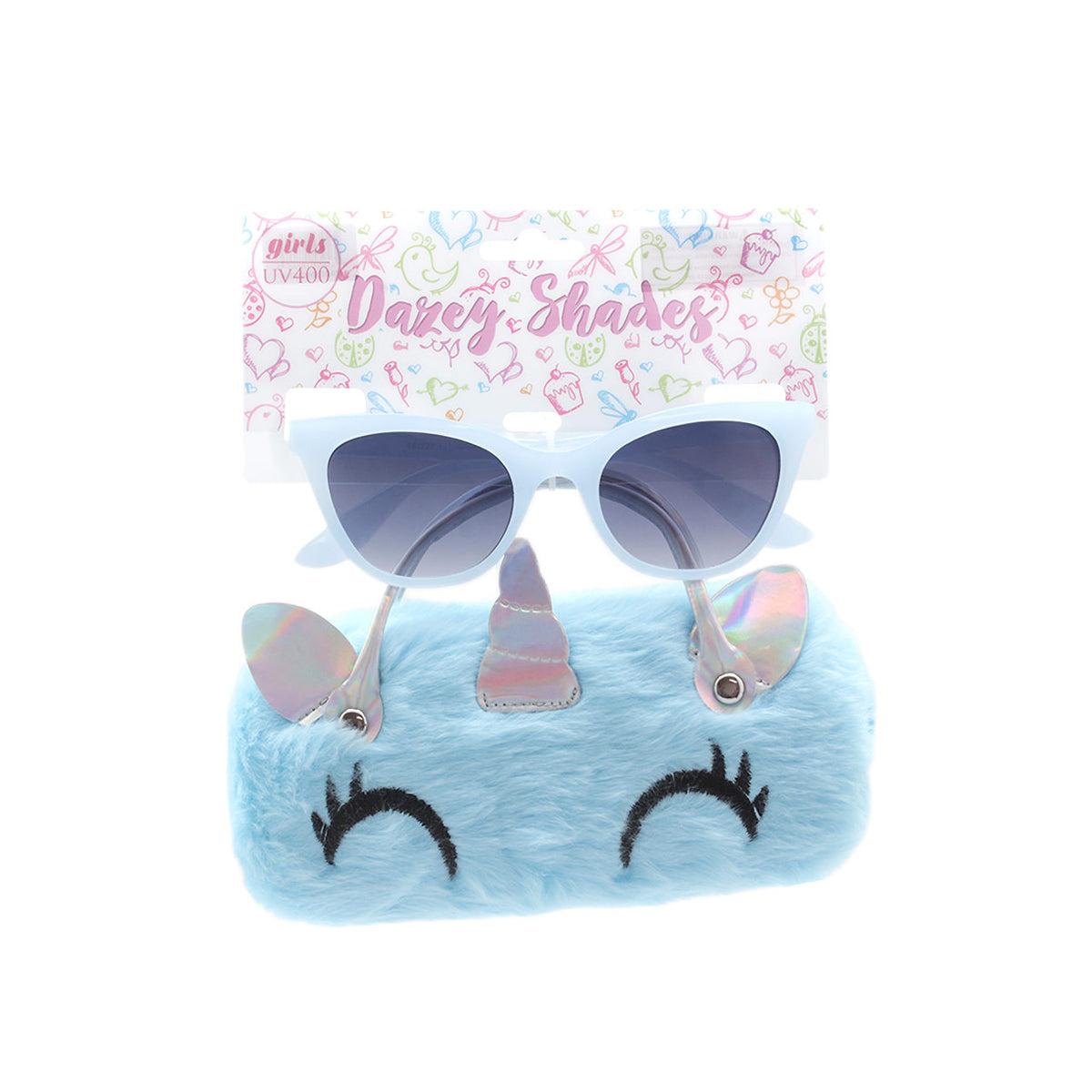 &quot;COOL KID ESSENTIALS: NEW EDGE DST17B TWEEN SUNGLASSES WITH CAT CASE&quot;