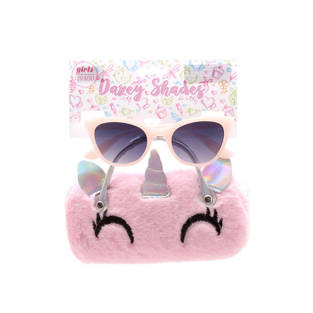 &quot;PINK PERFECTION: NEW EDGE DST17C TWEEN SUNGLASSES WITH CAT CASE&quot;