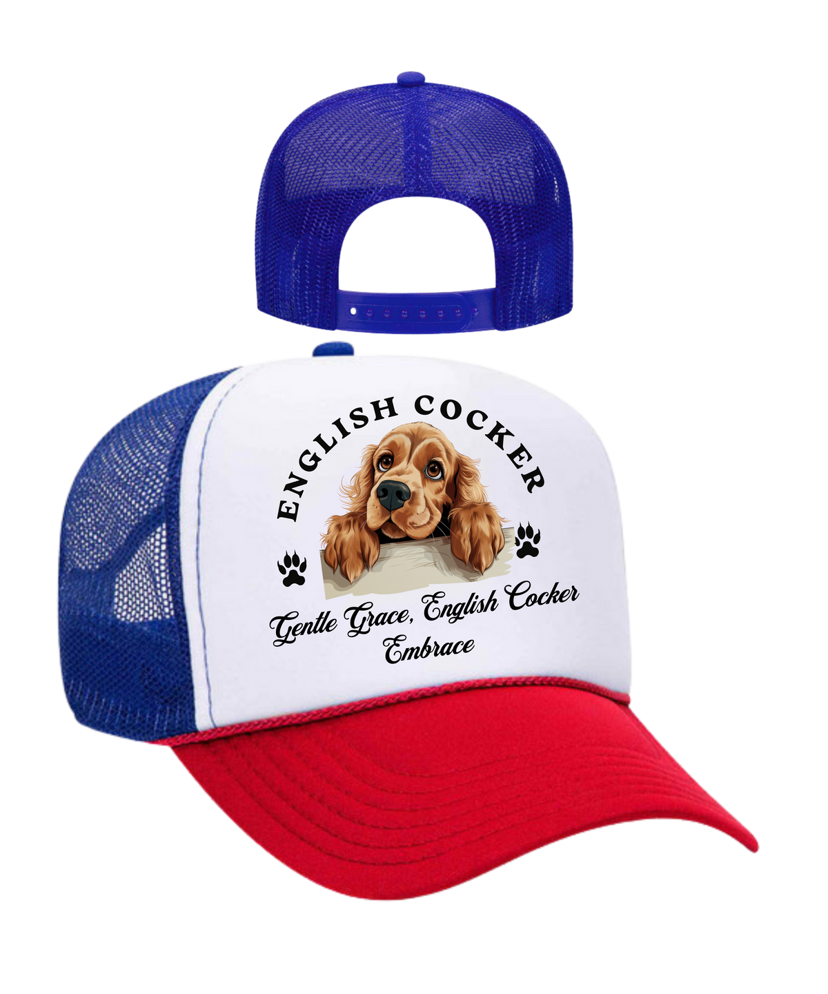 English Cocker Spaniel Unisex Hat - Dog Lover, Dog Mom, Dog Dad, Pet Lover Gift, Funny Puppy Love Hat