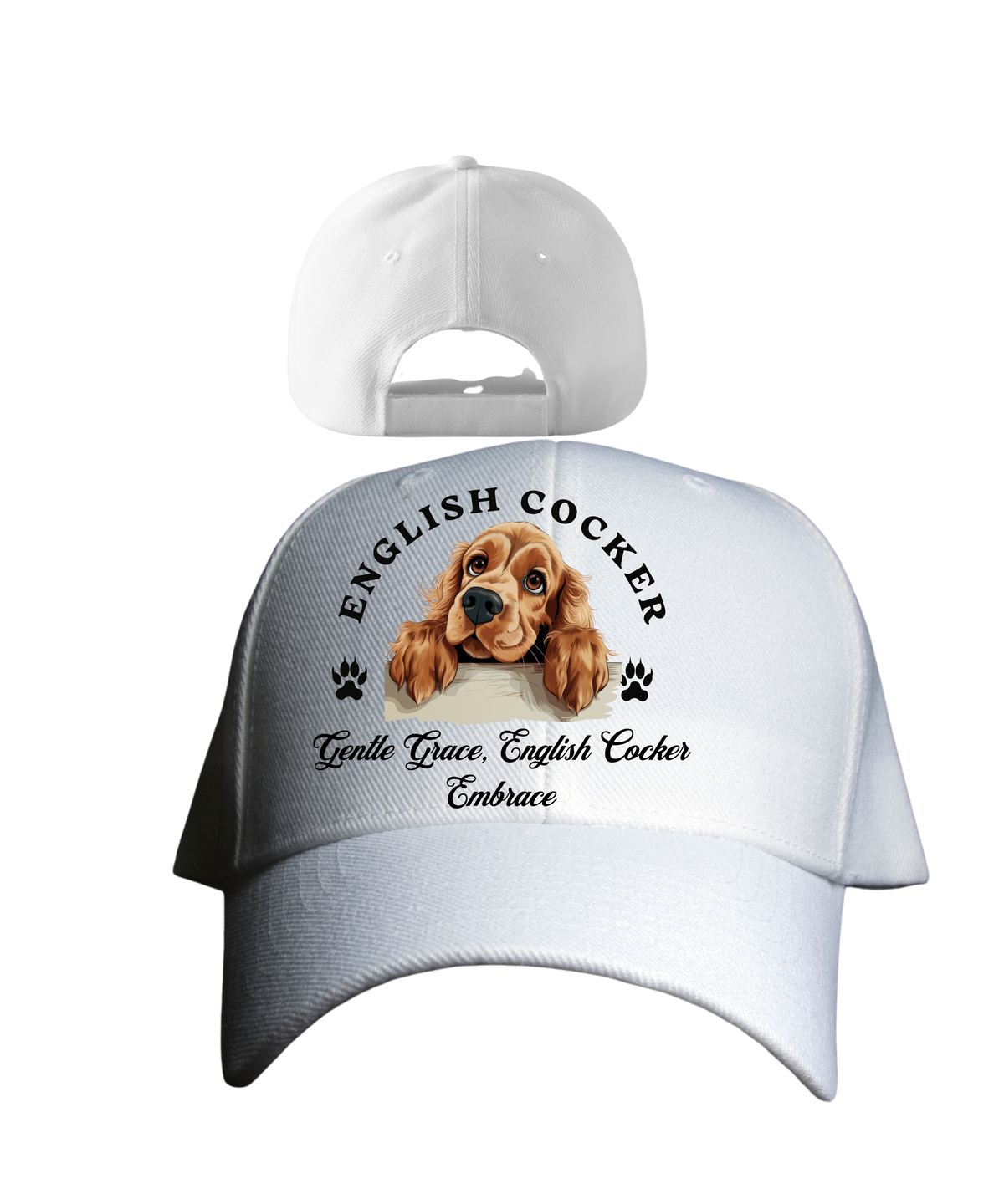 English Cocker Spaniel Unisex Hat - Dog Lover, Dog Mom, Dog Dad, Pet Lover Gift, Funny Puppy Love Hat