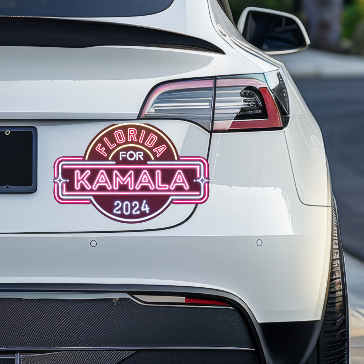 Florida for Kamala Harris 2024 Presidential Campaign Support Sticker – Show Your Florida Pride for Kamala