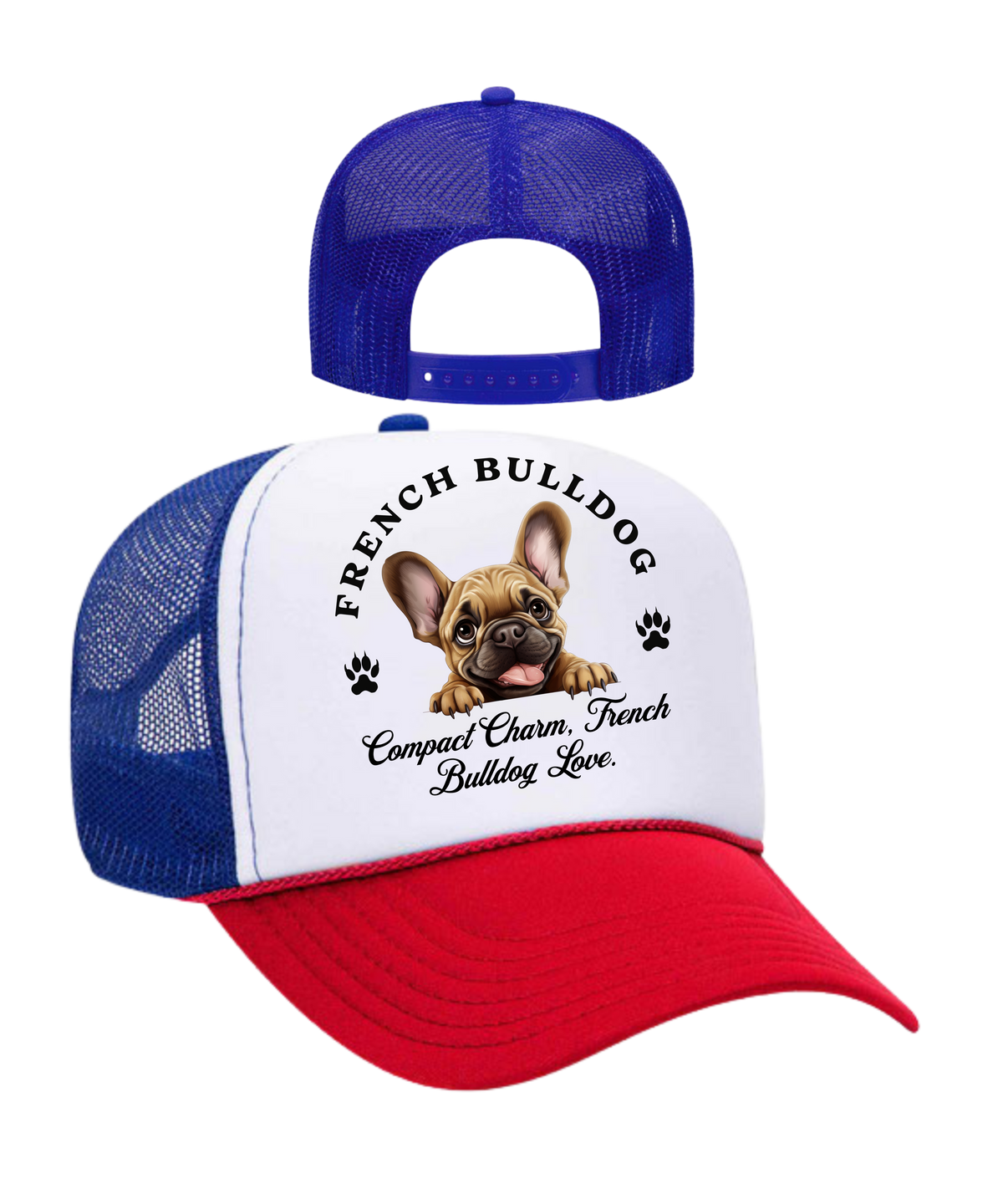 French Bulldog Unisex Hat - Dog Lover, Dog Mom, Dog Dad, Pet Lover Gift, Funny Puppy Love Hat