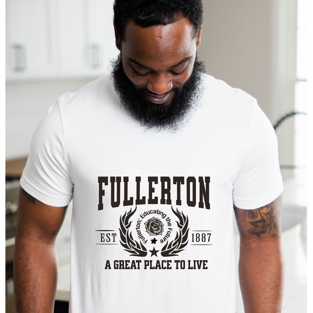 Fullerton California T-Shirt - A Great Place to Live - Stylish City Pride Apparel