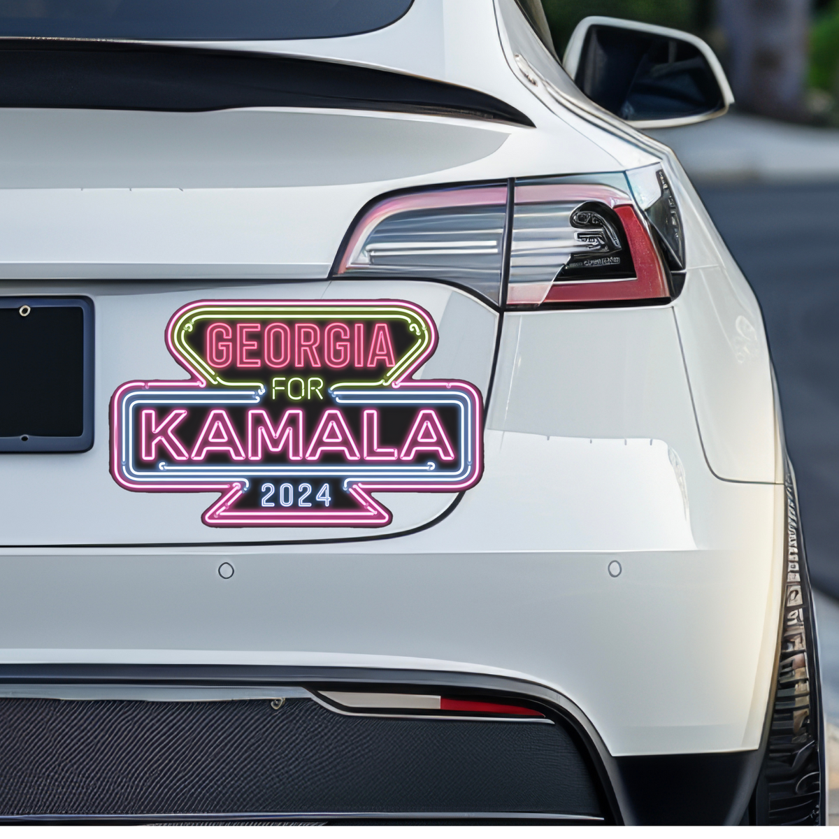 Georgia for Kamala Harris 2024 Presidential Campaign Support Sticker – Show Your Georgia Pride for Kamala