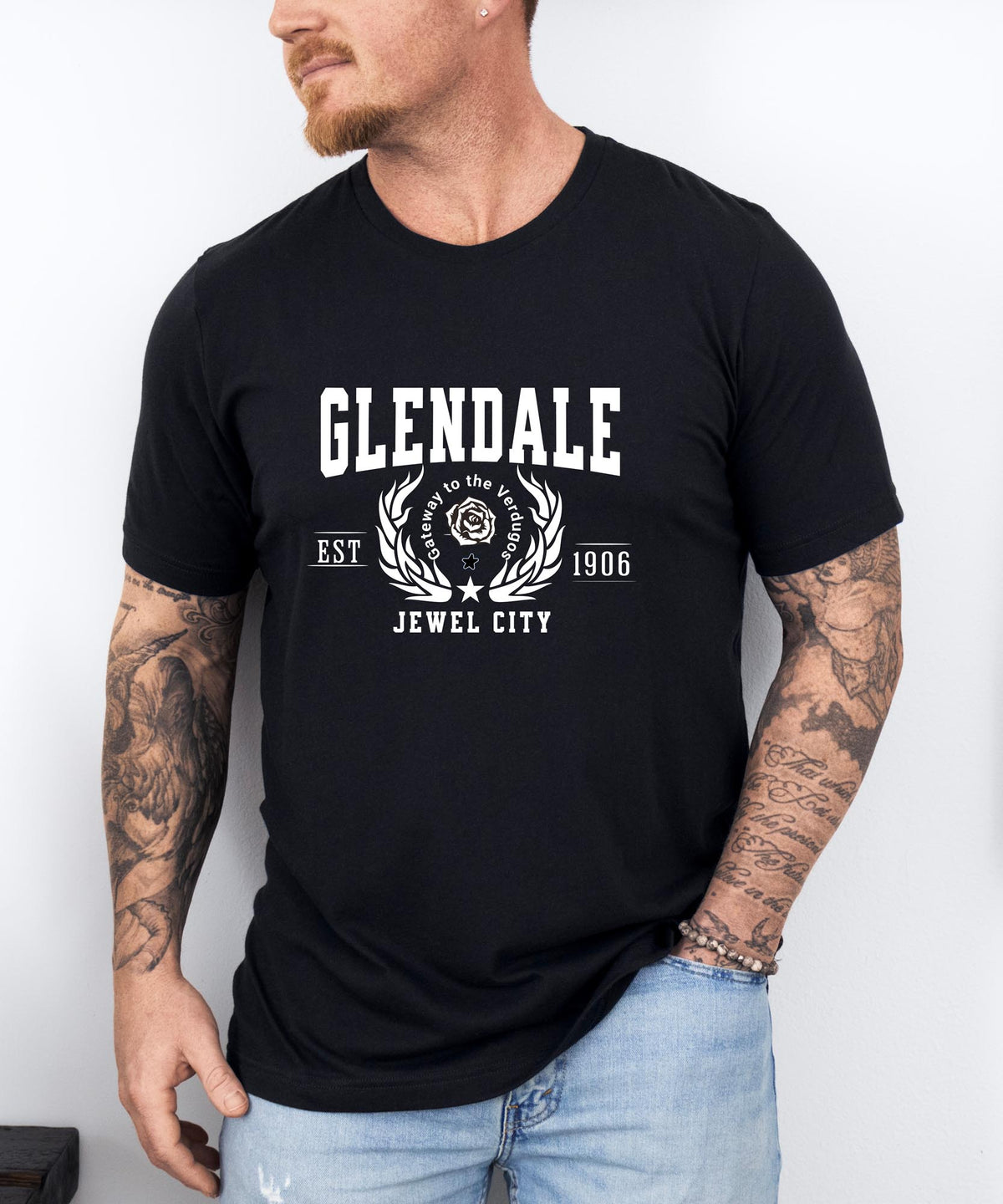 Glendale California T-Shirt - Jewel City Pride Apparel - Classic City Slogan Tee