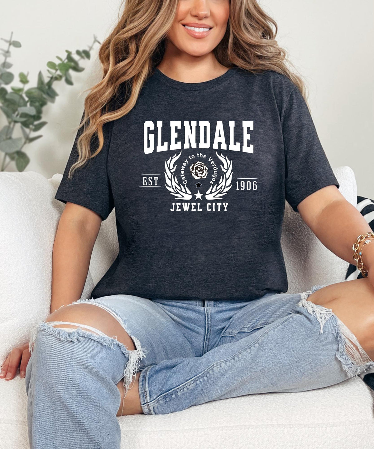 Glendale California T-Shirt - Jewel City Pride Apparel - Classic City Slogan Tee