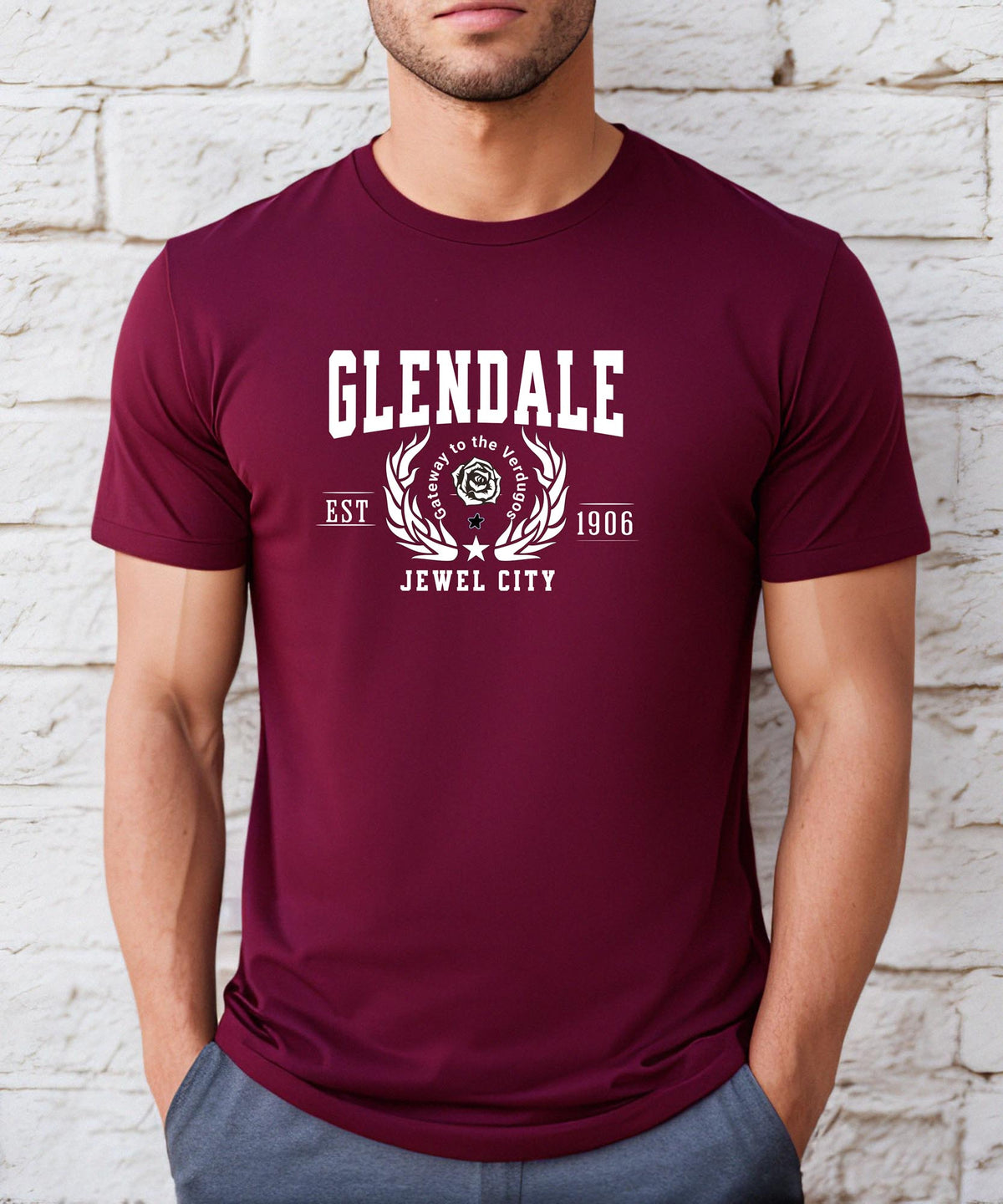 Glendale California T-Shirt - Jewel City Pride Apparel - Classic City Slogan Tee