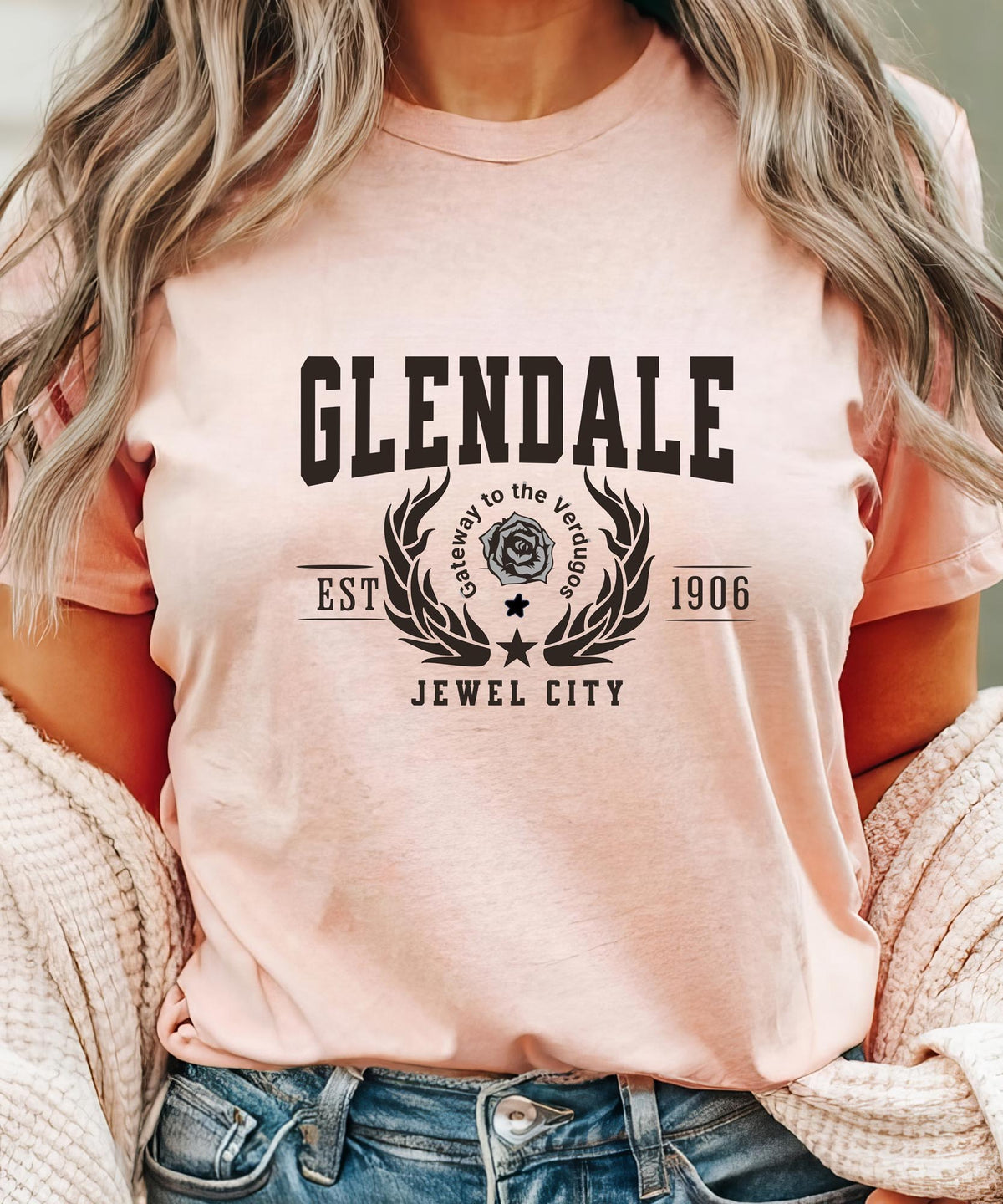 Glendale California T-Shirt - Jewel City Pride Apparel - Classic City Slogan Tee