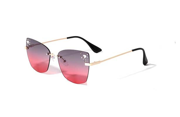 RHINESTONE M10844-RH RAINBOW RIMLESS SUNGLASSES