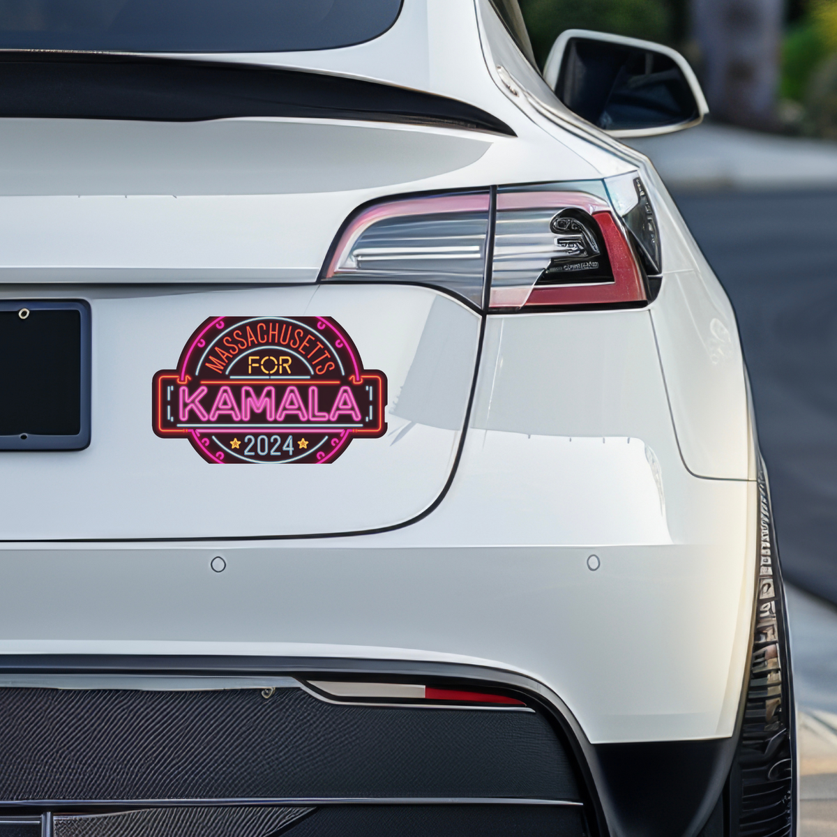 Michigan for Kamala Harris 2024 President Election Campaign Support Sticker – Show Your State and Political Pride