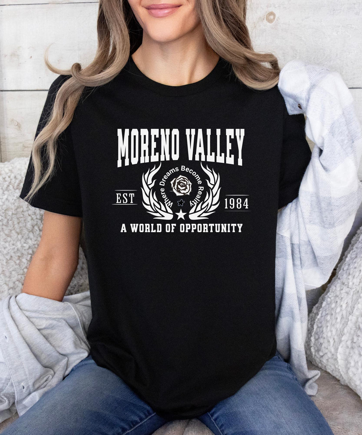 Moreno Valley California T-Shirt - A World of Opportunity - City Pride Apparel