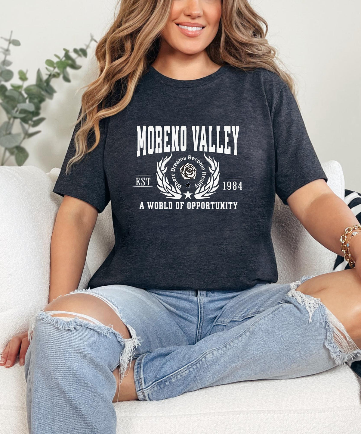 Moreno Valley California T-Shirt - A World of Opportunity - City Pride Apparel