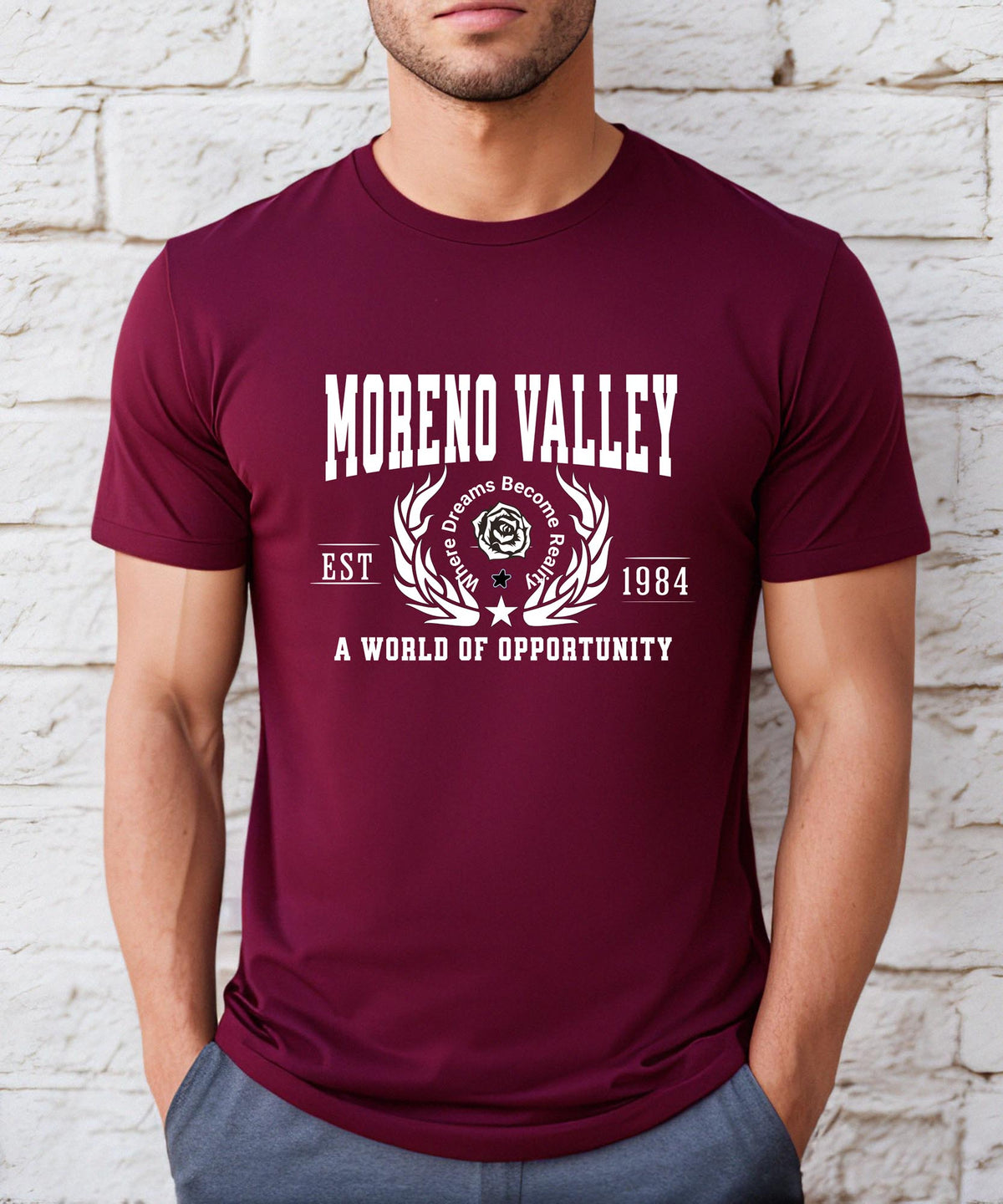 Moreno Valley California T-Shirt - A World of Opportunity - City Pride Apparel