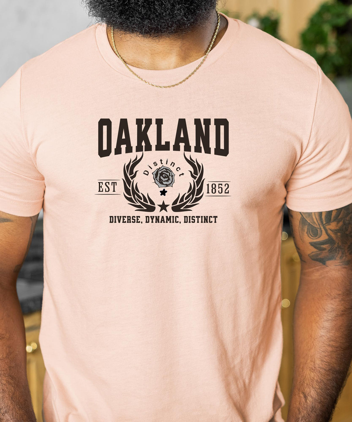 Oakland California T-Shirt - Diverse, Dynamic, Distinct - City Pride Apparel