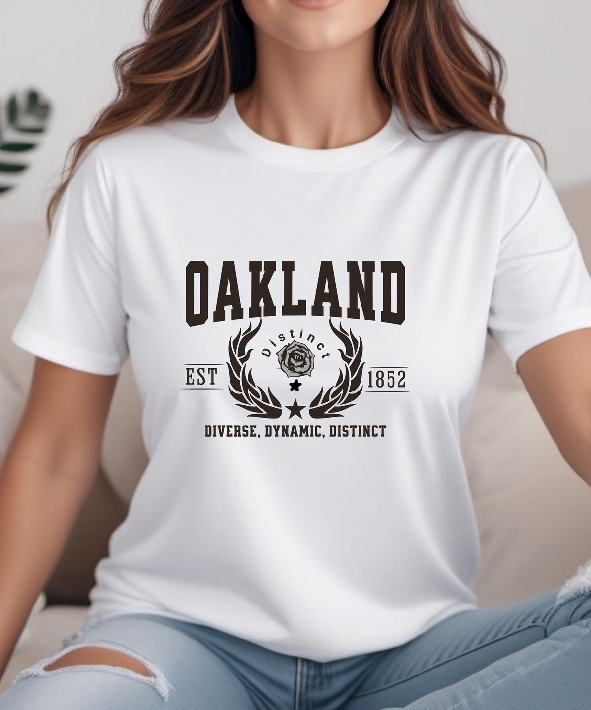 Oakland California T-Shirt - Diverse, Dynamic, Distinct - City Pride Apparel