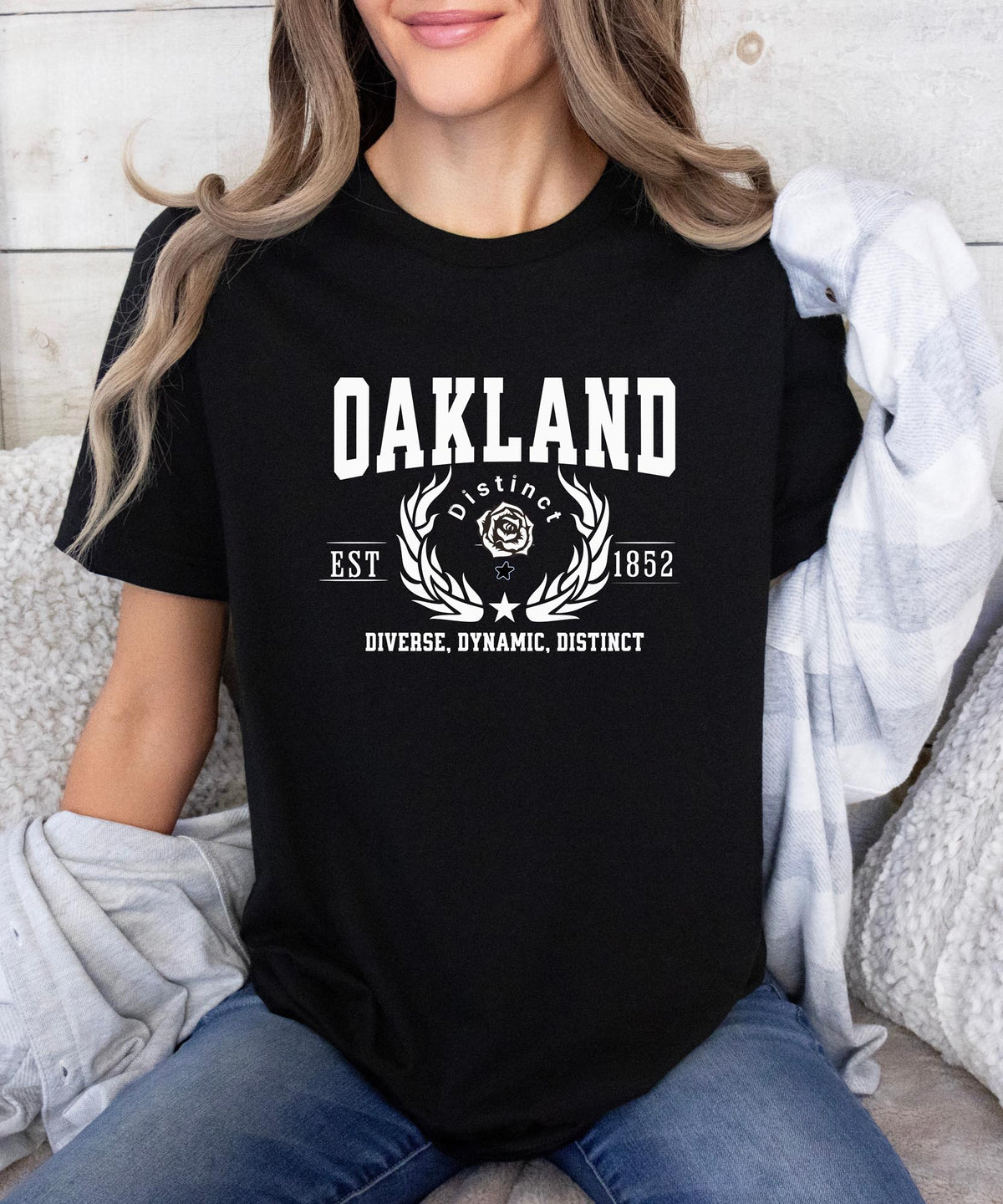 Oakland California T-Shirt - Diverse, Dynamic, Distinct - City Pride Apparel