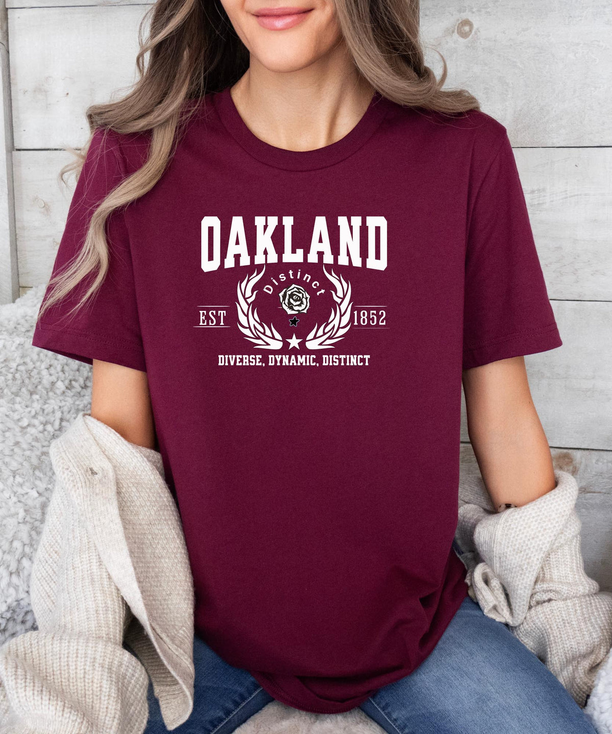 Oakland California T-Shirt - Diverse, Dynamic, Distinct - City Pride Apparel