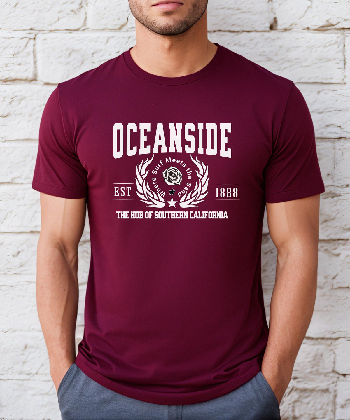 Oceanside California T-Shirt - The Hub of Southern California - Coastal City Pride Apparel