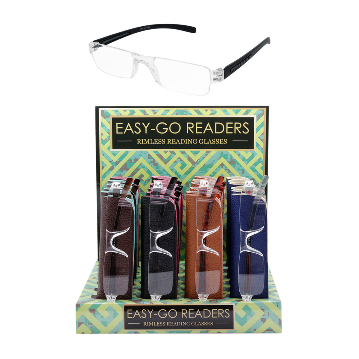 &quot;NEW EDGE PRT24 RIMLESS READING GLASSES&quot;