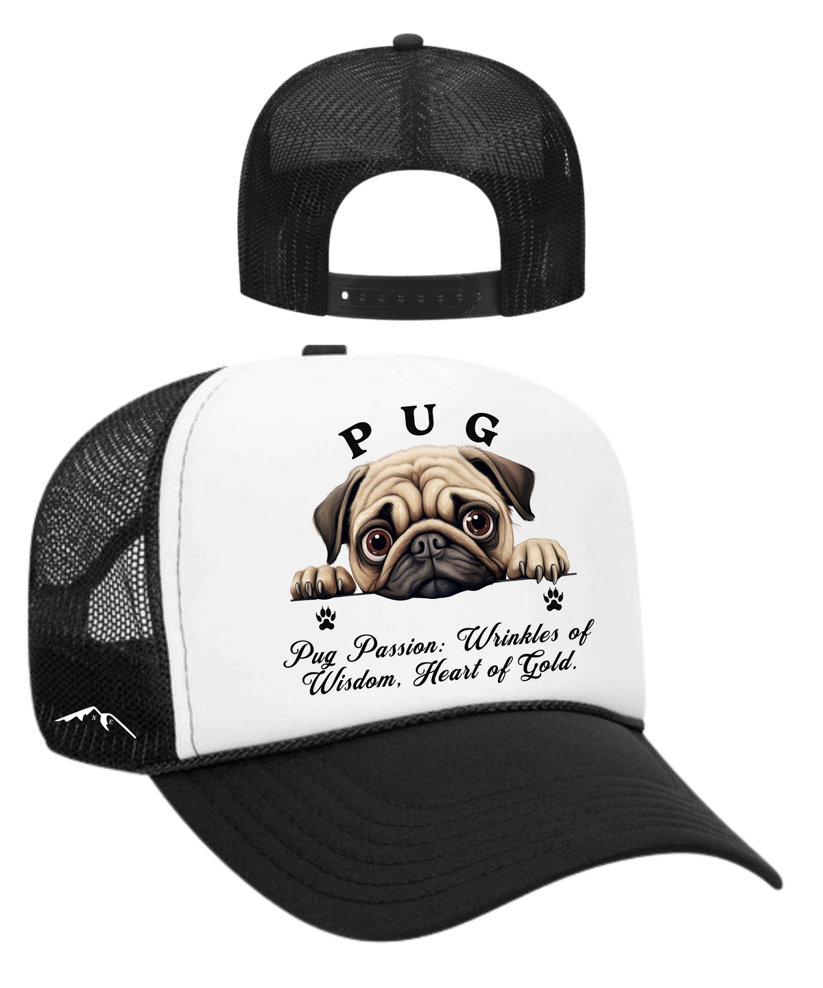 Pug Unisex Dog Lover Hat - Dog Mom, Dog Dad, Puppy Love, Funny Pet Lover Gift