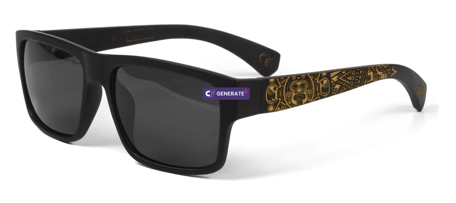 BAMBOO QUE-AZTEC CALENDA FRAME POLARIZED SUNGLASSES: TIMELESS ELEGANCE MEETS MODERN INNOVATION