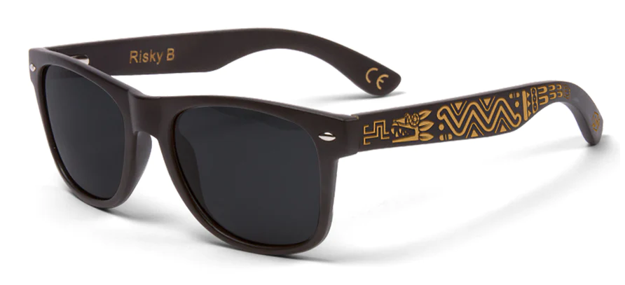 QUETZA SERPENT BAMBOO POLARIZED SUNGLASSES&quot;