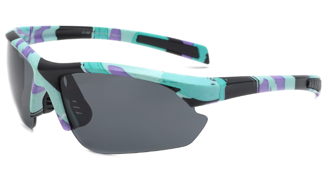 NEW EDGE EYEWEAR: JR4667RV KIDS&#39; SPORT SHIELD SUNGLASSES