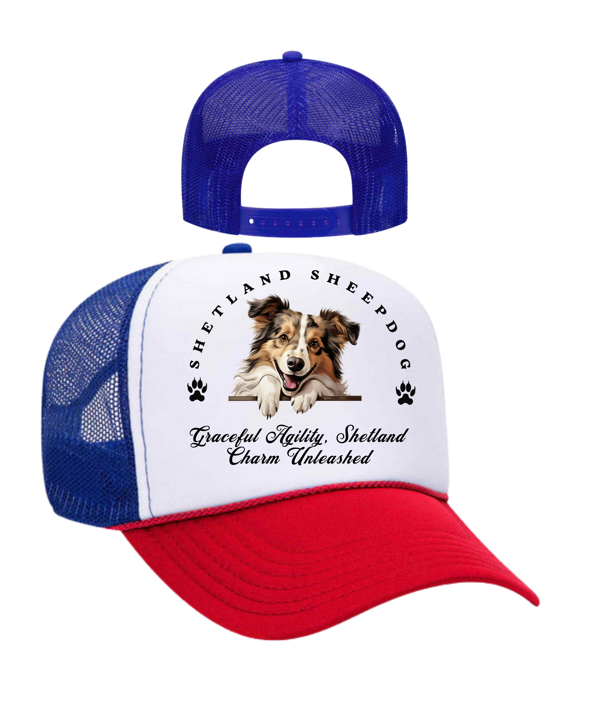 Shetland Sheepdog Unisex Dog Lover Hat - Dog Mom, Dog Dad, Puppy Love, Funny Pet Lover Gift