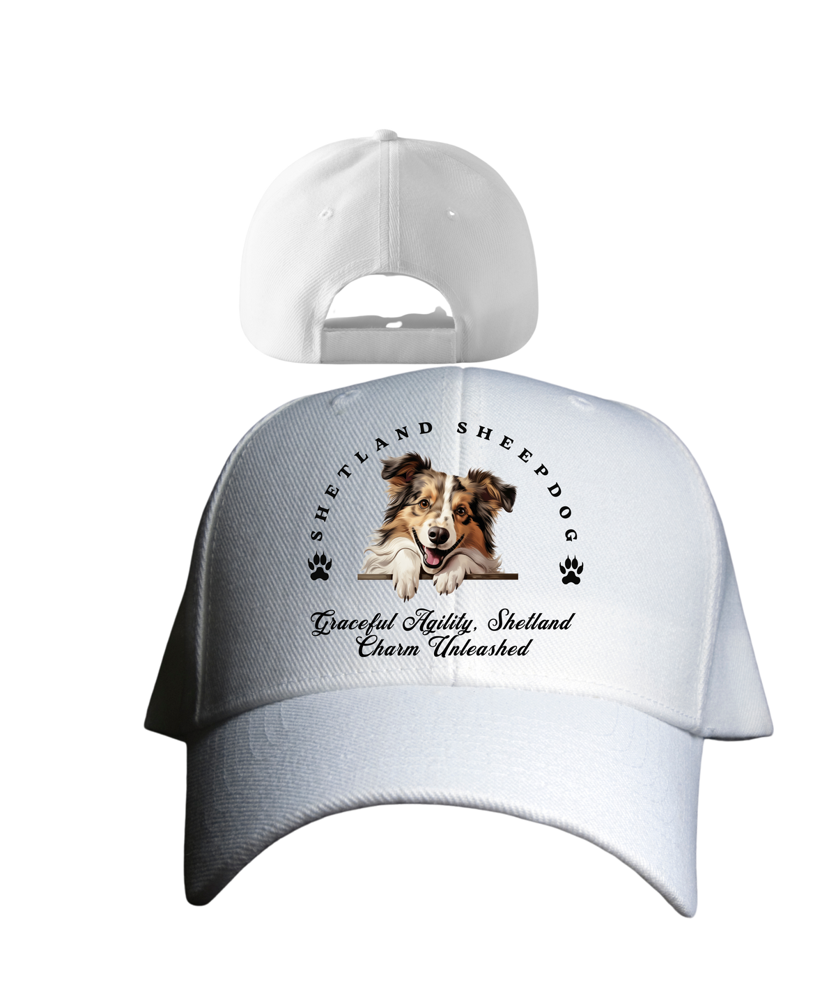 Shetland Sheepdog Unisex Dog Lover Hat - Dog Mom, Dog Dad, Puppy Love, Funny Pet Lover Gift