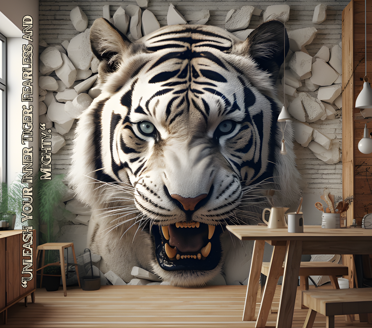 UNLEASH YOUR INNER TIGER WITH THE TIGAR 3D 20 OZ SUBLIMATION TUMBLER