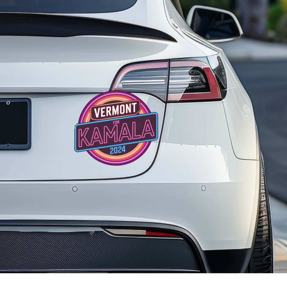 Vermont for Kamala Harris 2024 – Presidential Campaign Support Vinyl Sticker