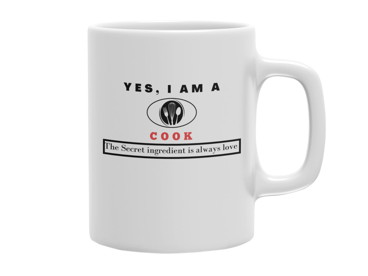 NEW EDGE OCCUPATIONAL MUG &quot;YES, I AM A COOK&quot;