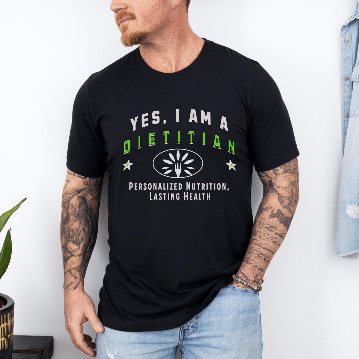 YES, I AM A DIETITIAN T-Shirt – Personalized Nutrition, Lasting Health | Dietitian Gift Tee for Nutrition Experts