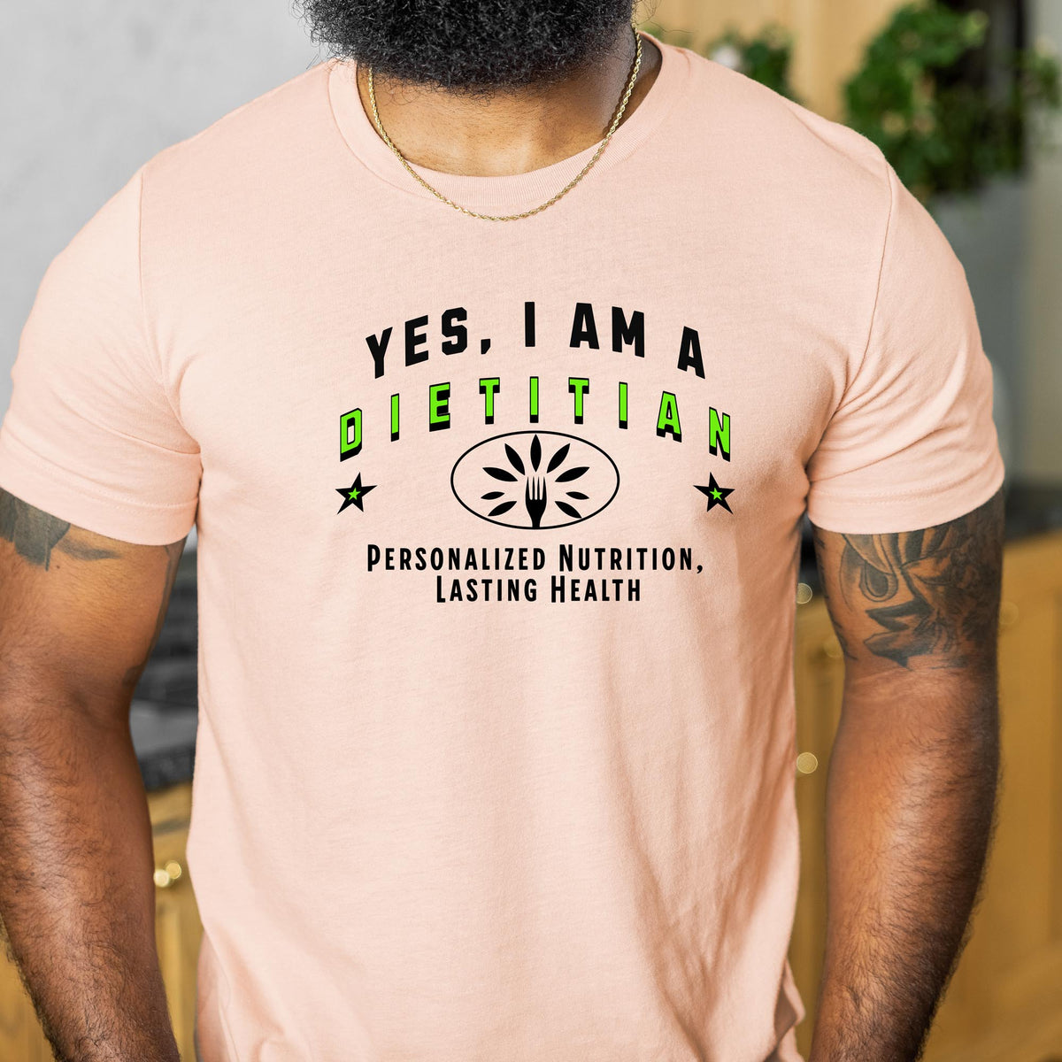 YES, I AM A DIETITIAN T-Shirt – Personalized Nutrition, Lasting Health | Dietitian Gift Tee for Nutrition Experts