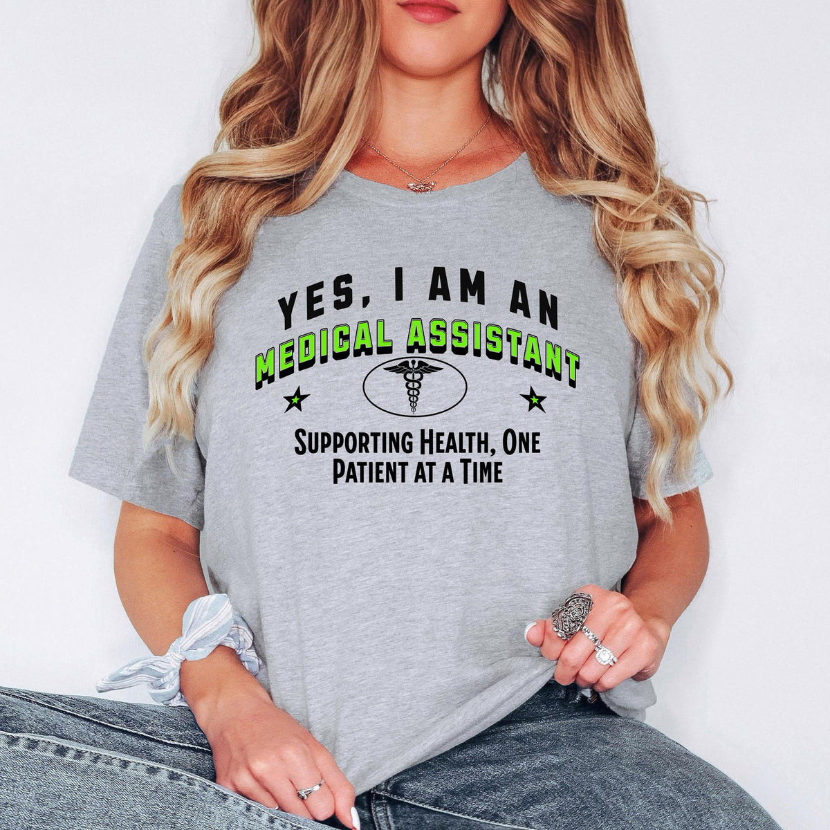 YES, I AM A MEDICAL ASSISTANT T-Shirt – Supporting Health, One Patient at a Time | Medical Assistant Gift Tee