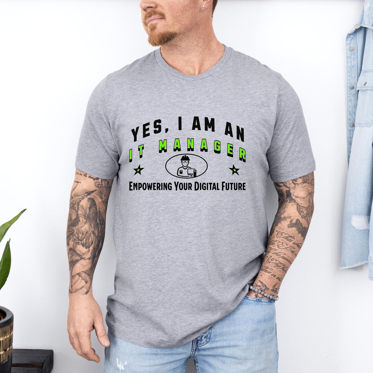 YES, I AM AN IT MANAGER T-Shirt – Empowering Your Digital Future | IT Manager Gift Tee for Tech Leaders