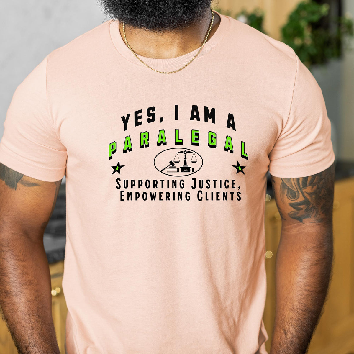 YES, I AM A PARALEGAL T-Shirt – Supporting Justice, Empowering Clients | Paralegal Gift Tee for Legal Professionals