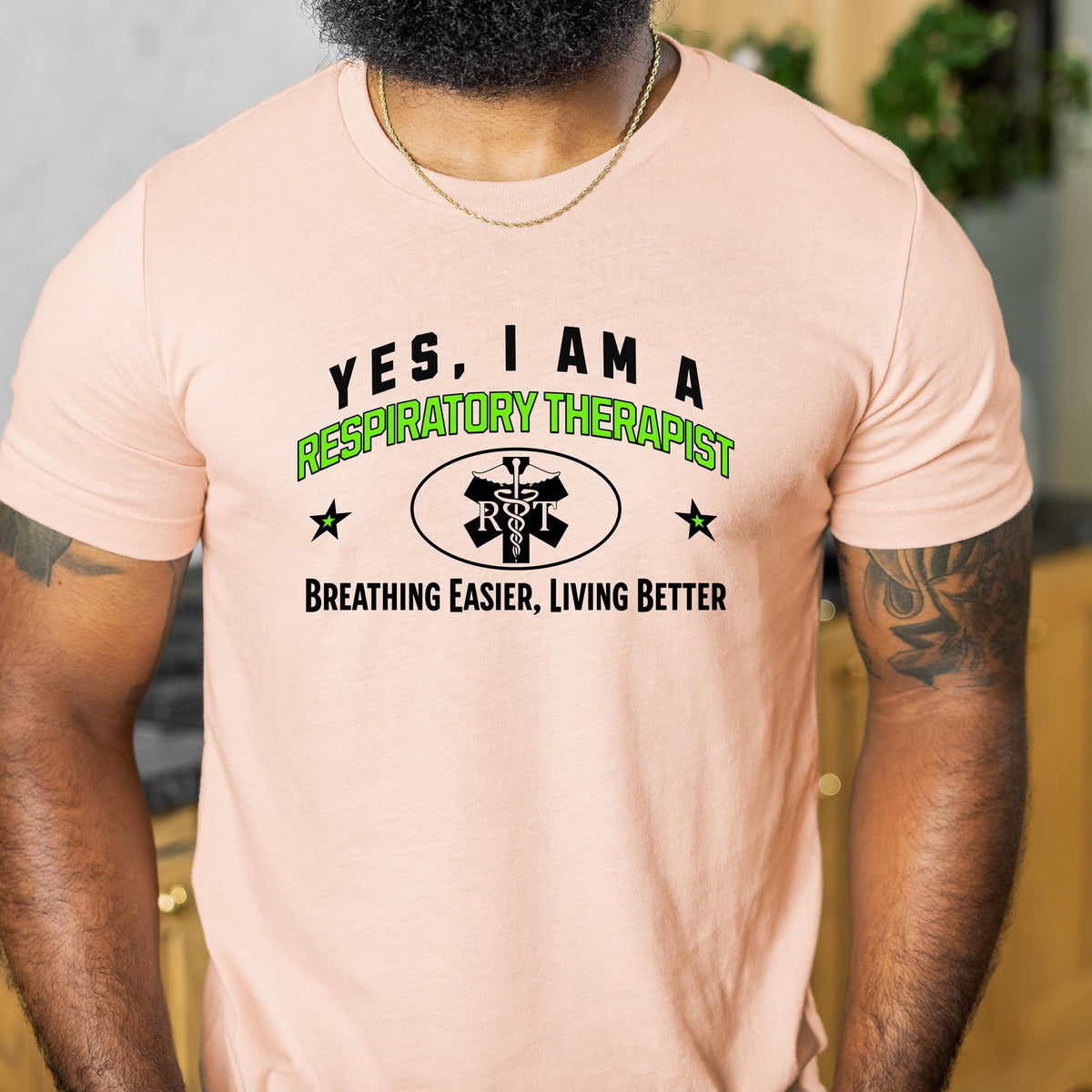 YES, I AM A RESPIRATORY THERAPIST T-Shirt – Breathing Easier, Living Better | Respiratory Therapist Gift Tee