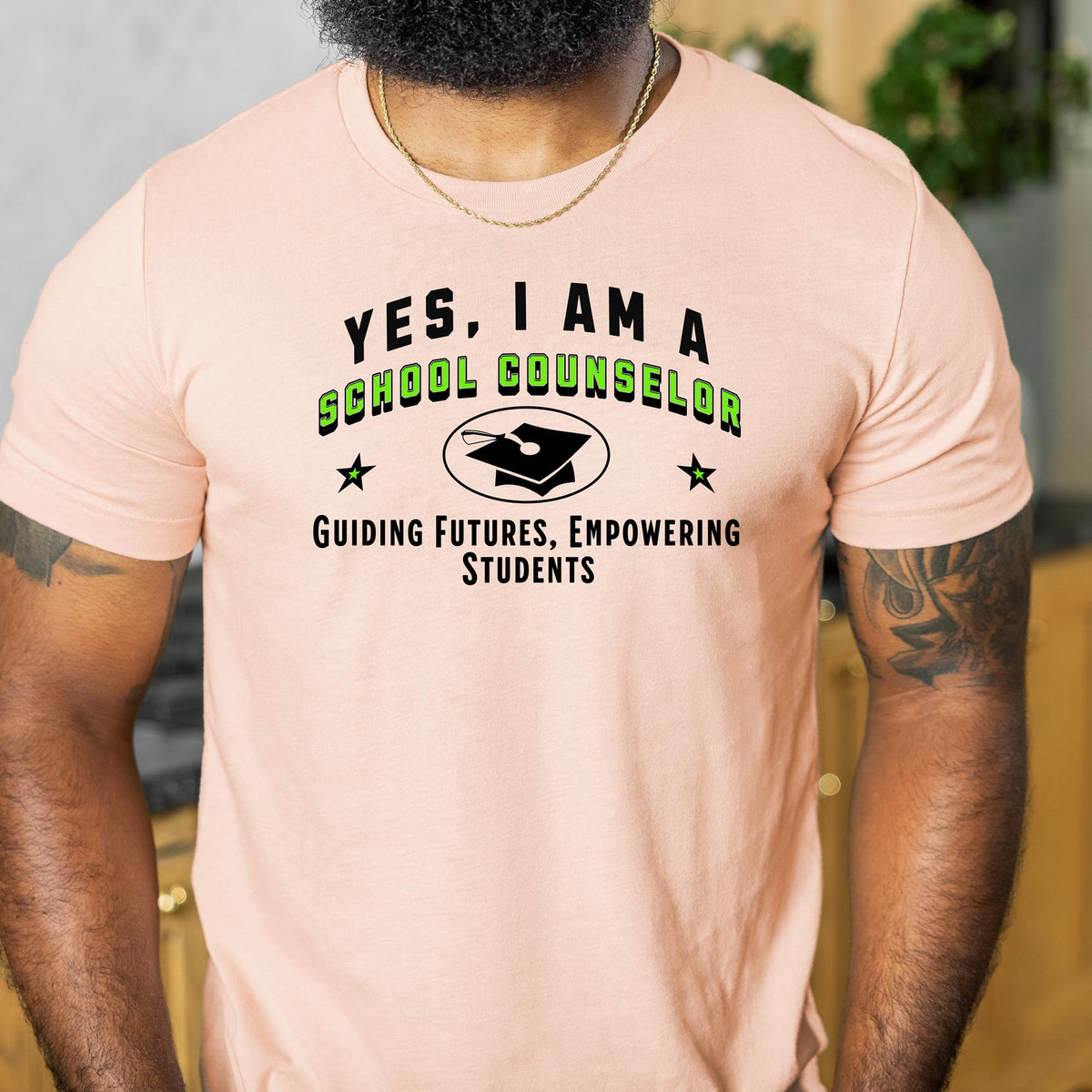 YES, I AM A SCHOOL COUNSELOR T-Shirt – Guiding Futures, Empowering Students | School Counselor Gift Tee