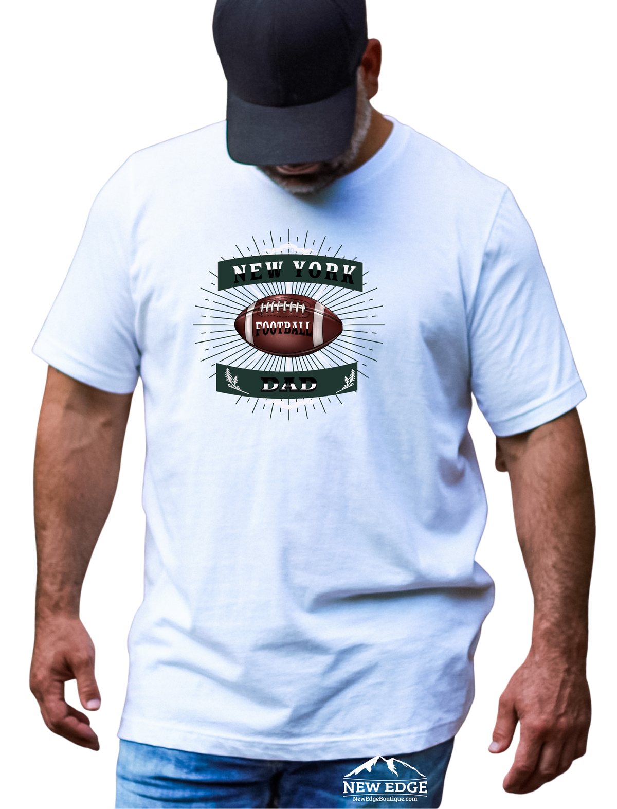 NEW YORK FOOTBALL DAD STATE T-SHIRT