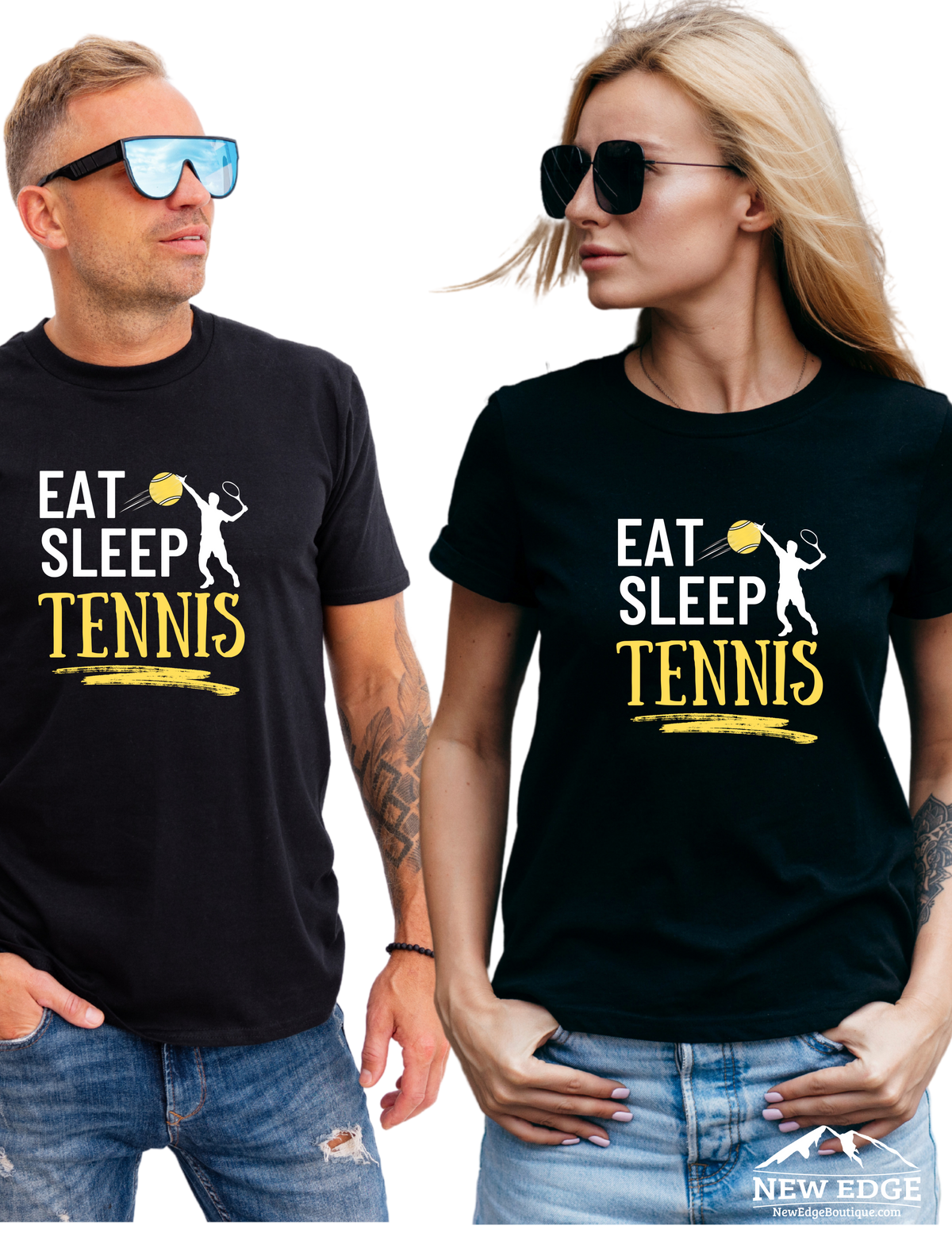 EAT SLEEP TENNIS UNISEX T-SHIRT