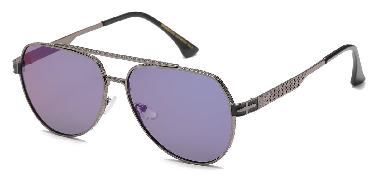 NEW EDGE 8MH88064: MANHATTAN BIOHAZARD AVIATOR UNISEX METAL ELEGANCE