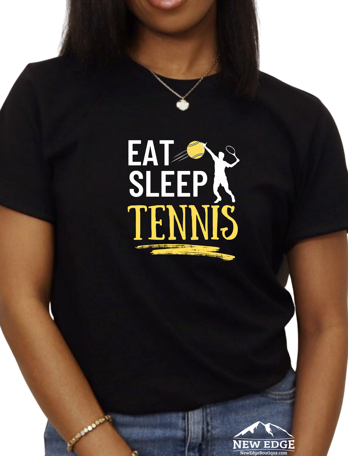 EAT SLEEP TENNIS UNISEX T-SHIRT