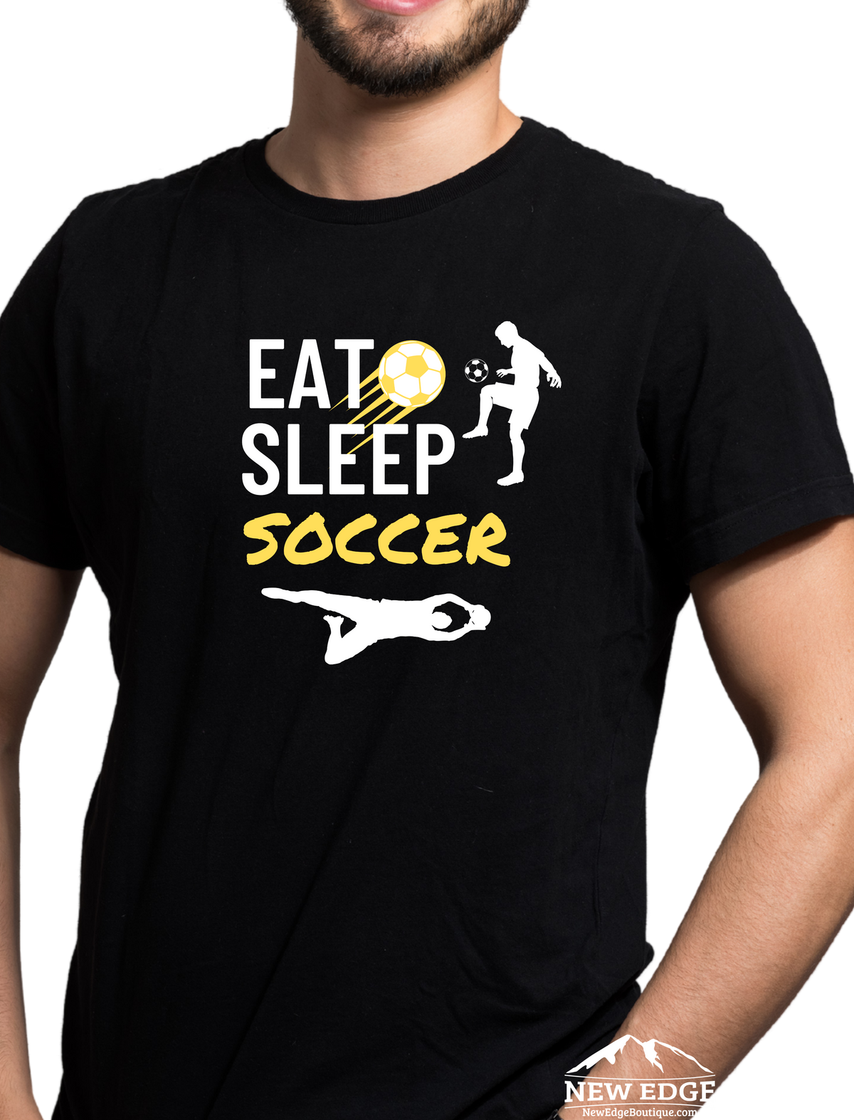 EAT SLEEP SOCCER UNISEX T-SHIRT