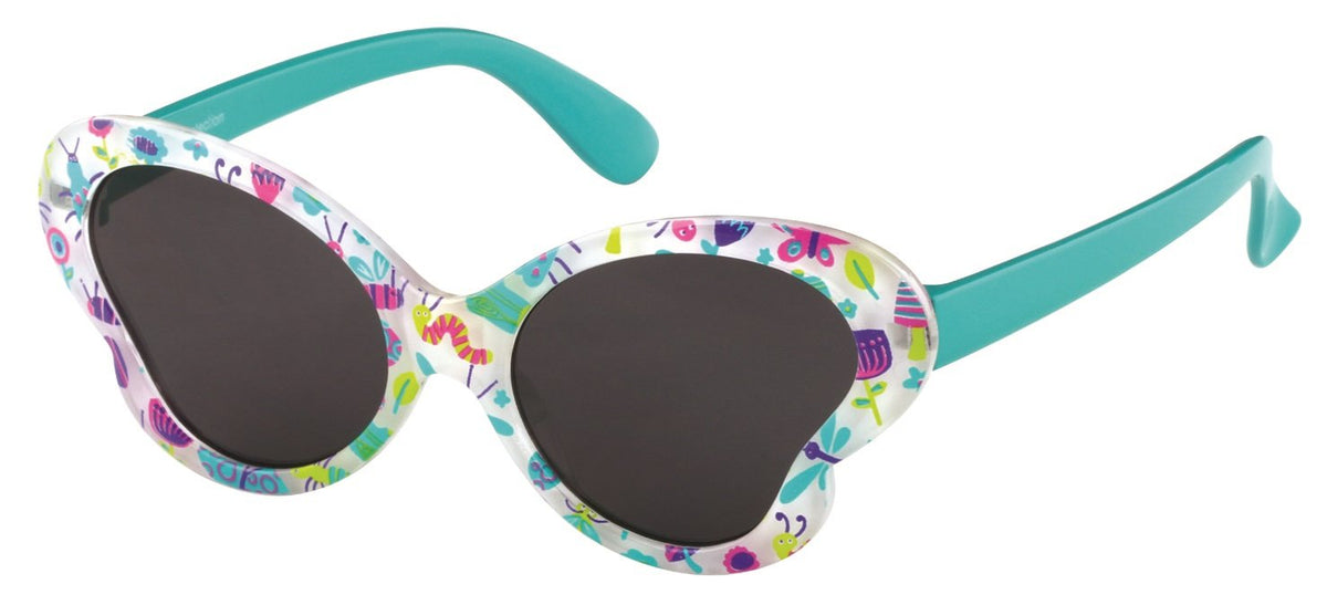 CAT EYE PRINT KIDS SUNGLASSES-6659AF