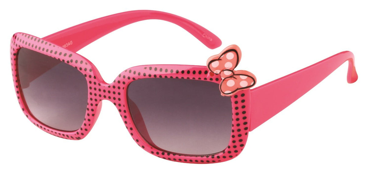 POKA DOT STYLIST KIDS SUNGLASSES-6663AG