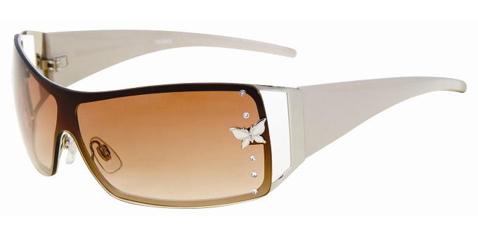 7836AG-white Sunglasses